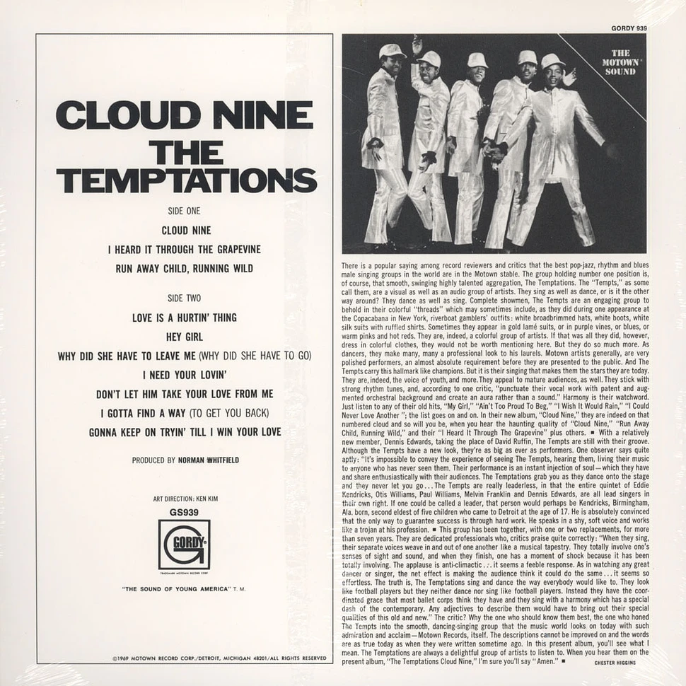 The Temptations - Cloud nine