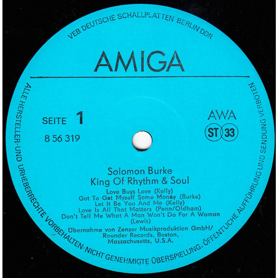 Solomon Burke - King Of Rhythm & Soul