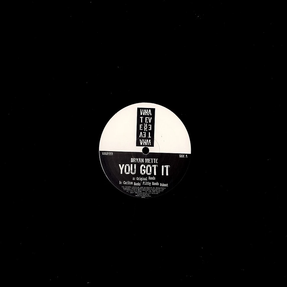 Bryan Mette - You got it feat. Bob Loblaw