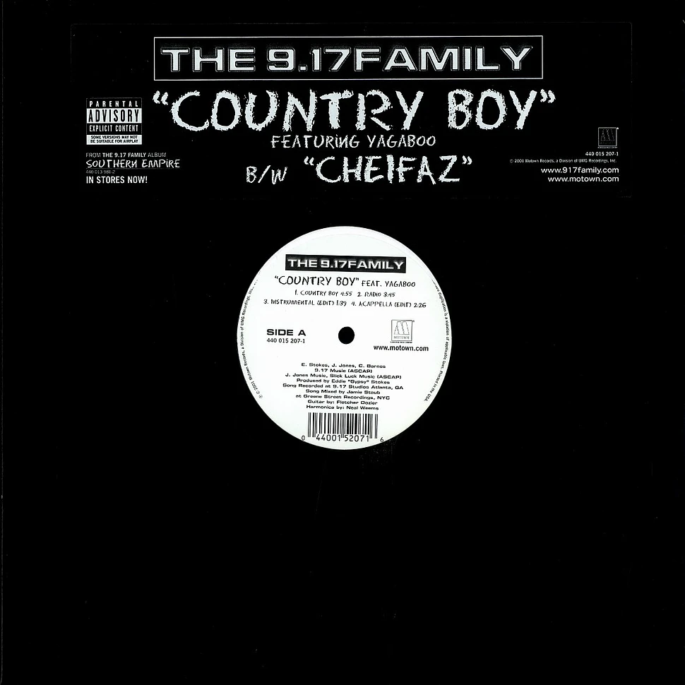 The 9.17 Family - Country boy feat. Yagaboo