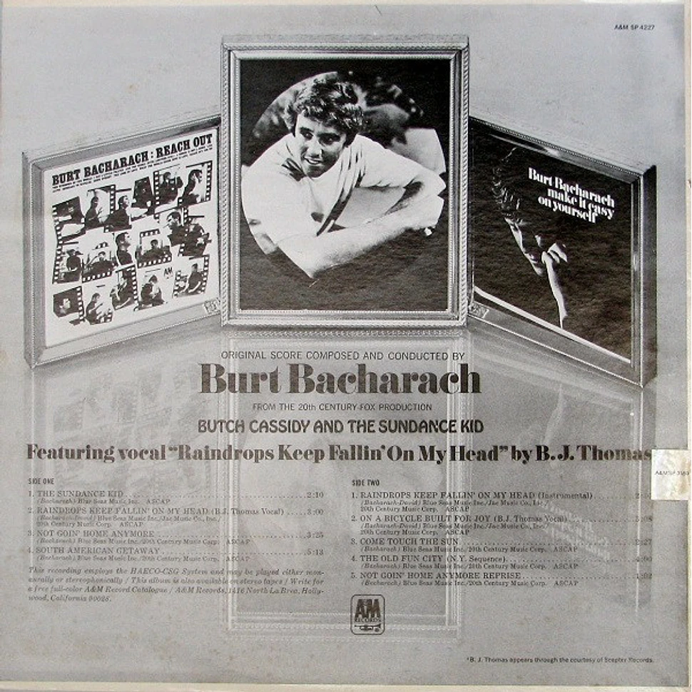 Burt Bacharach - Butch Cassidy And The Sundance Kid (Original Score)