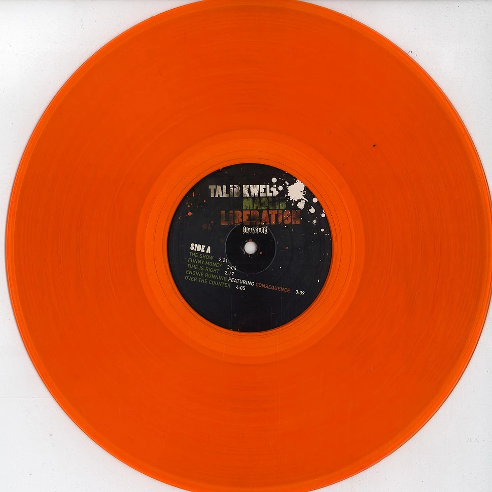 Talib Kweli & Madlib - Liberation Orange Vinyl Version