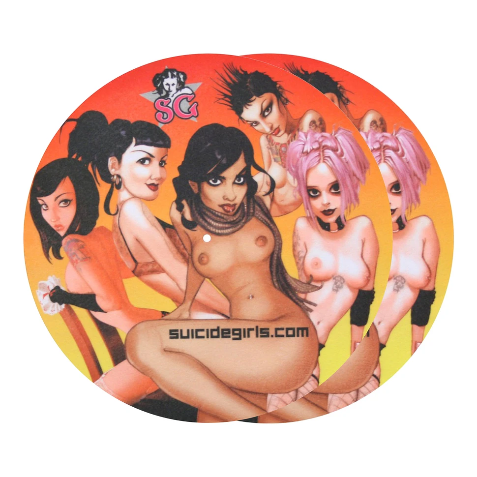 Sicmats - Suicide Girls Collage Design Slipmat