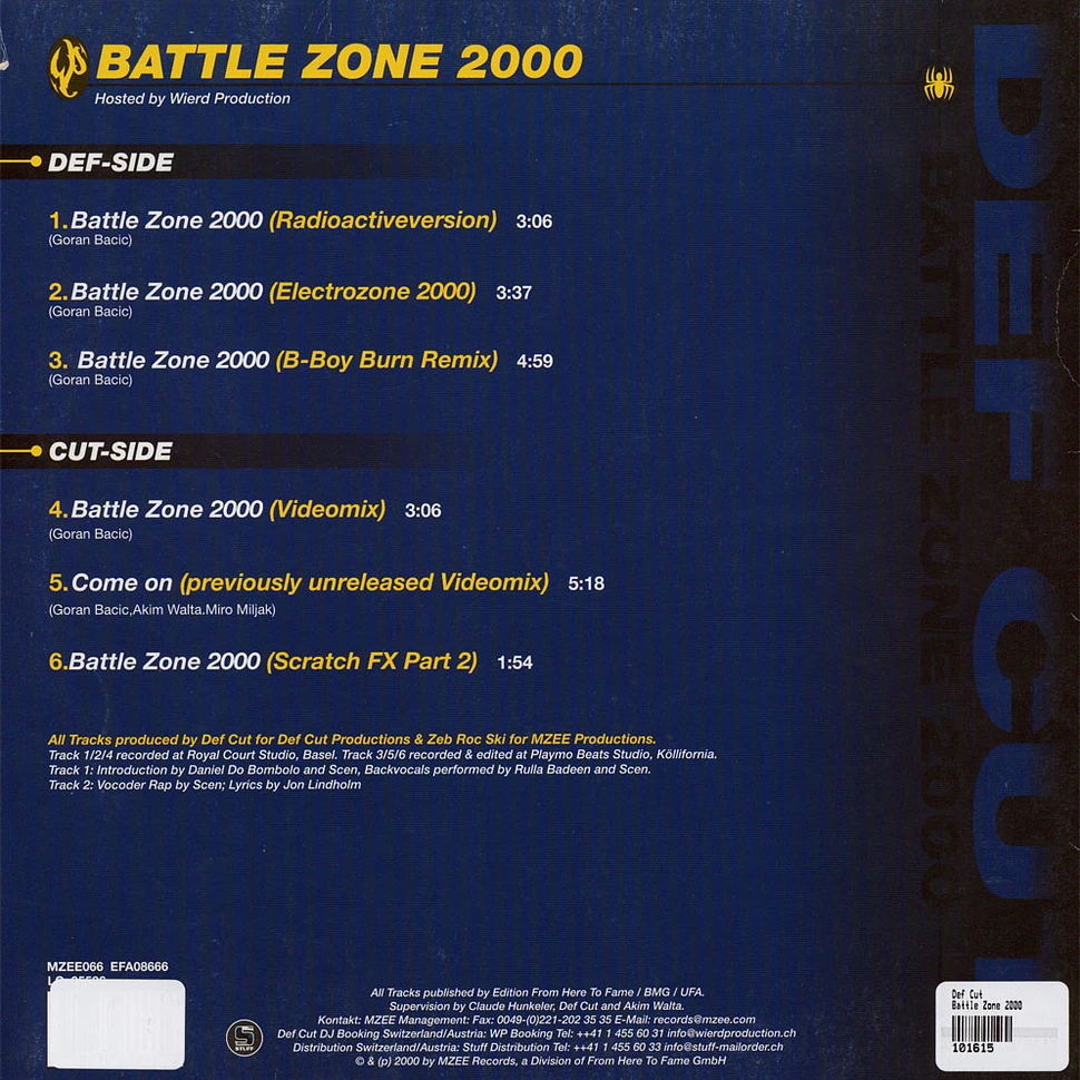 Def Cut - Battle Zone 2000