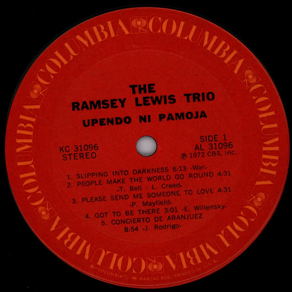 The Ramsey Lewis Trio - Upendo Ni Pamoja