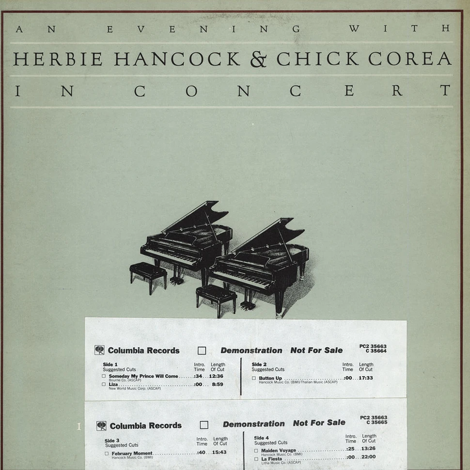 Herbie Hancock & Chick Corea - An Evening With Herbie Hancock & Chick Corea In Concert 1978