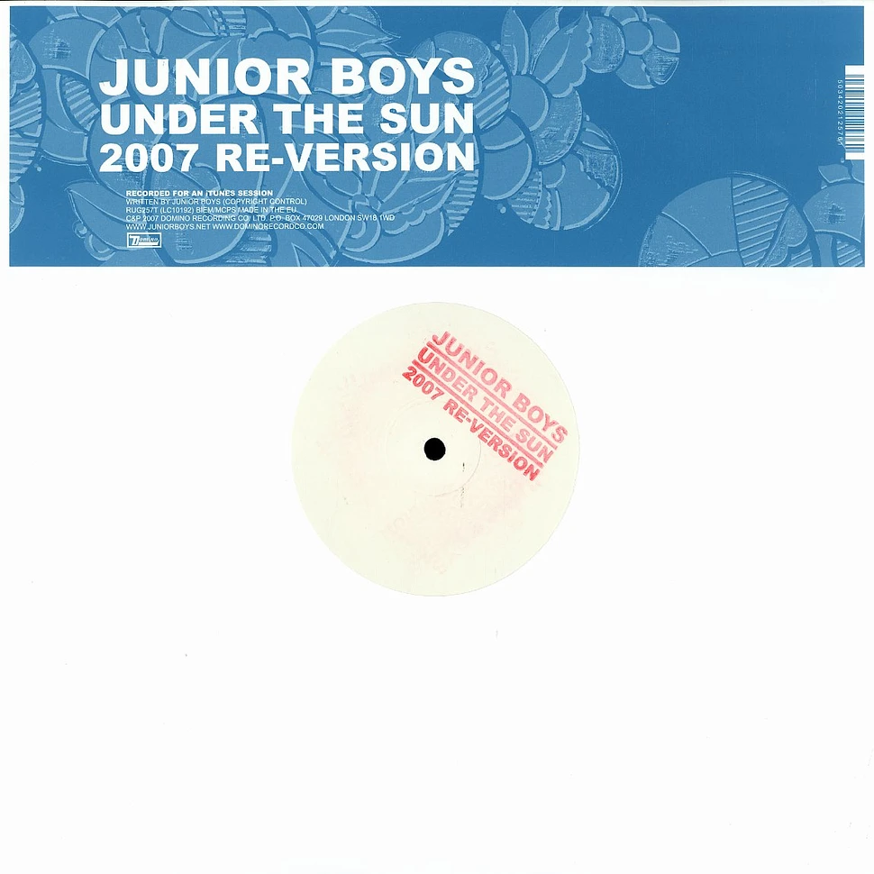 Junior Boys - Under the sun iTunes session