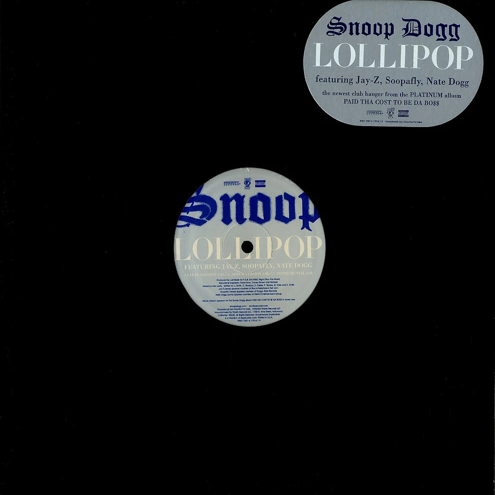 Snoop Dogg - Lollipop feat. Jay-Z, Soopafly & Nate Dogg