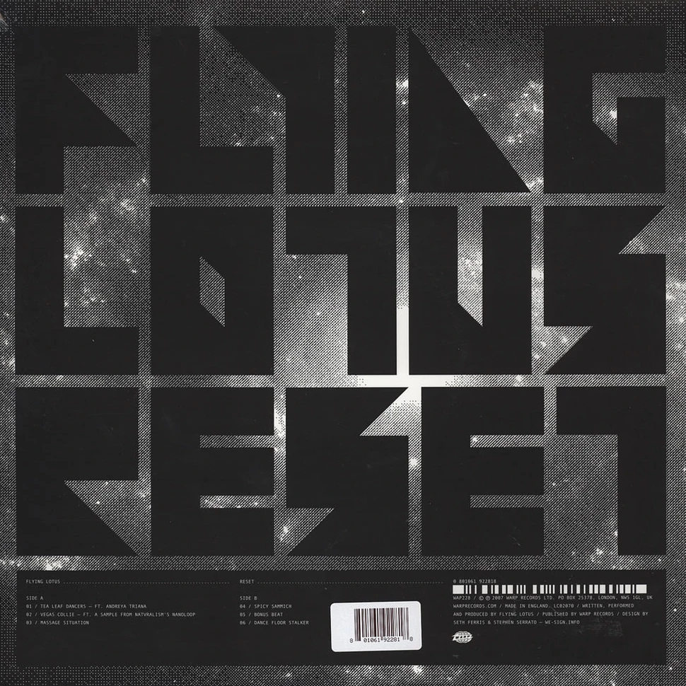 Flying Lotus - Reset EP
