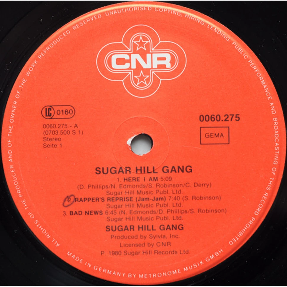 Sugarhill Gang - Sugarhill Gang