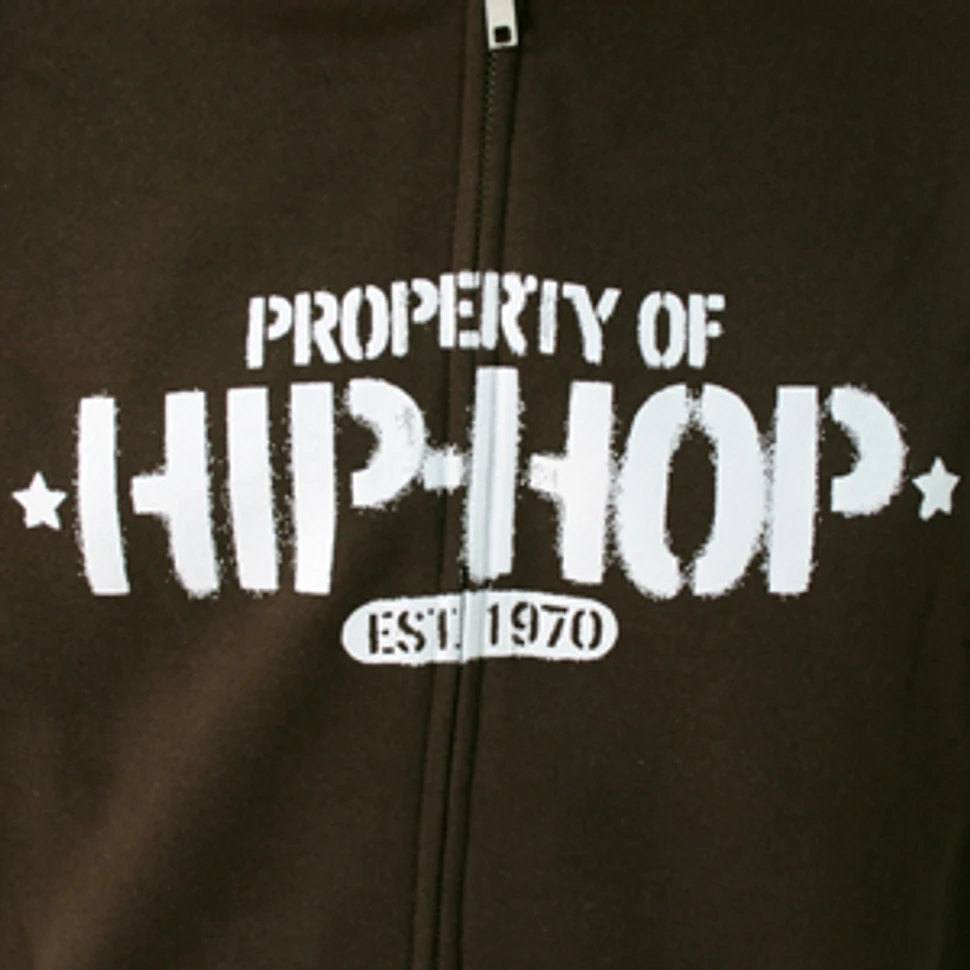 The Originators - Property of hip hop zip-up hoodie