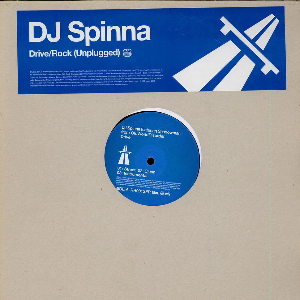 DJ Spinna - Drive / Rock (Unplugged)