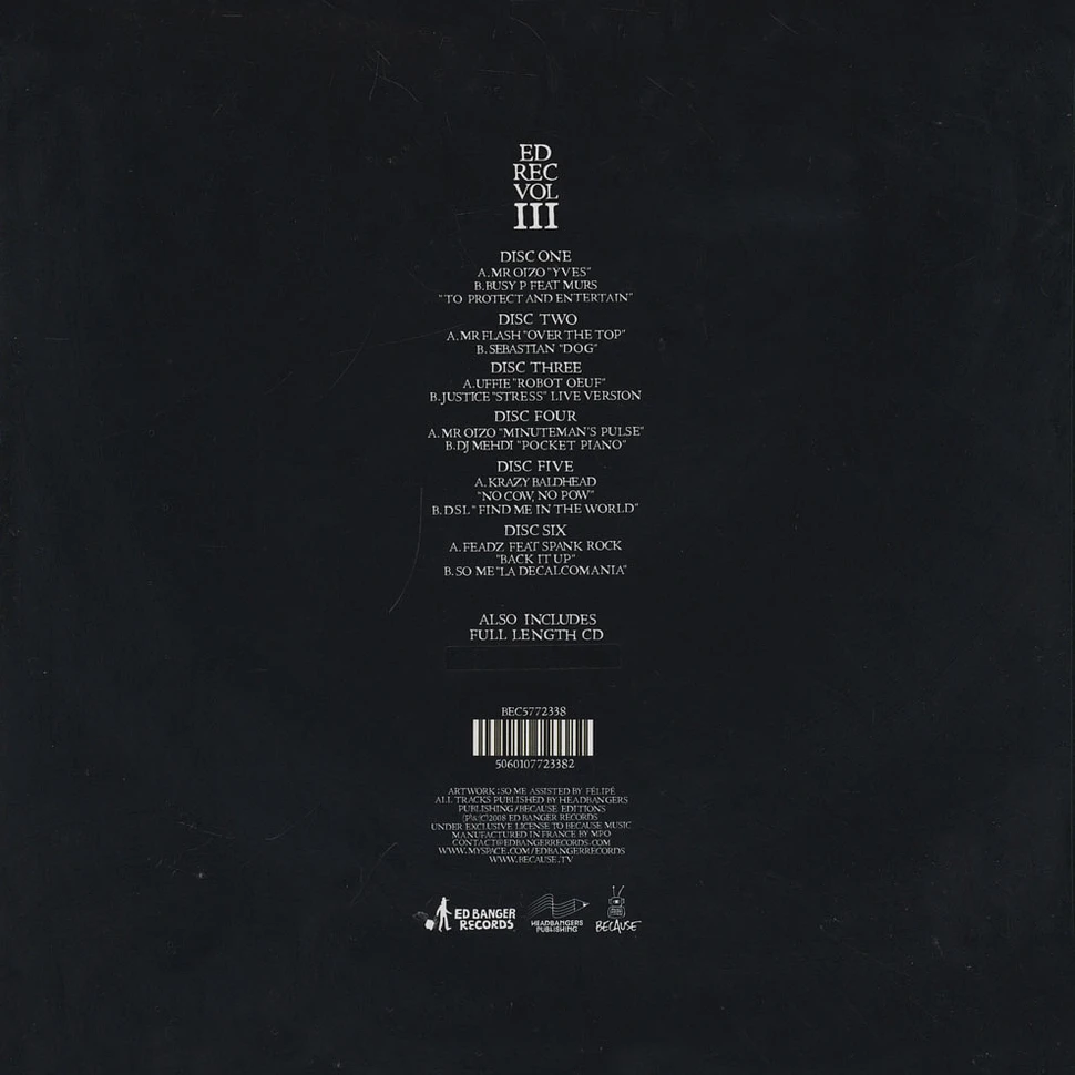Ed Banger Records - Ed Rec Volume 3