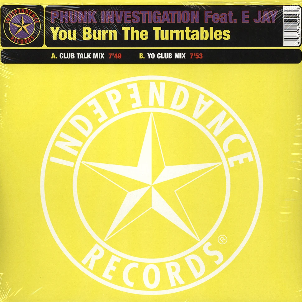 Phunk Investigation - You burn the turntables feat. E Jay