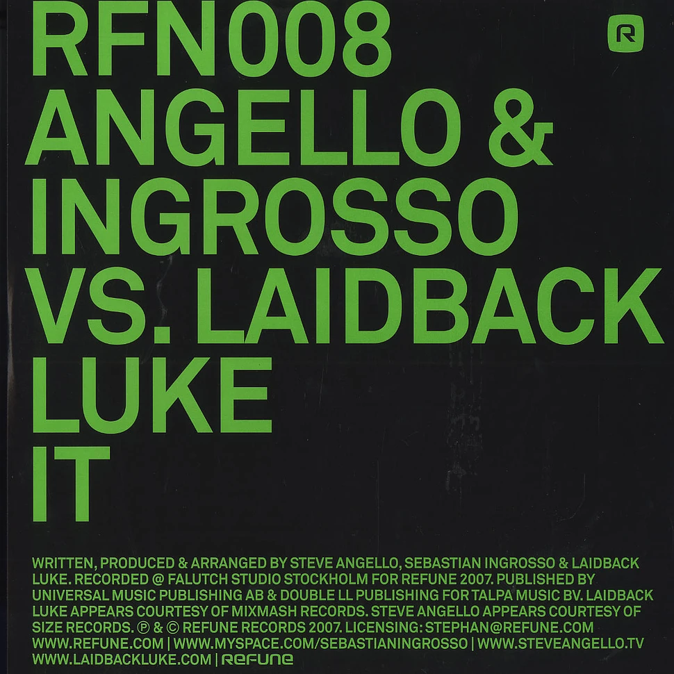 Angello & Ingrosso Vs. laidback Luke - It
