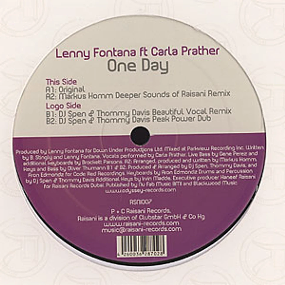 Lenny Fontana - One day feat. Carla Prather