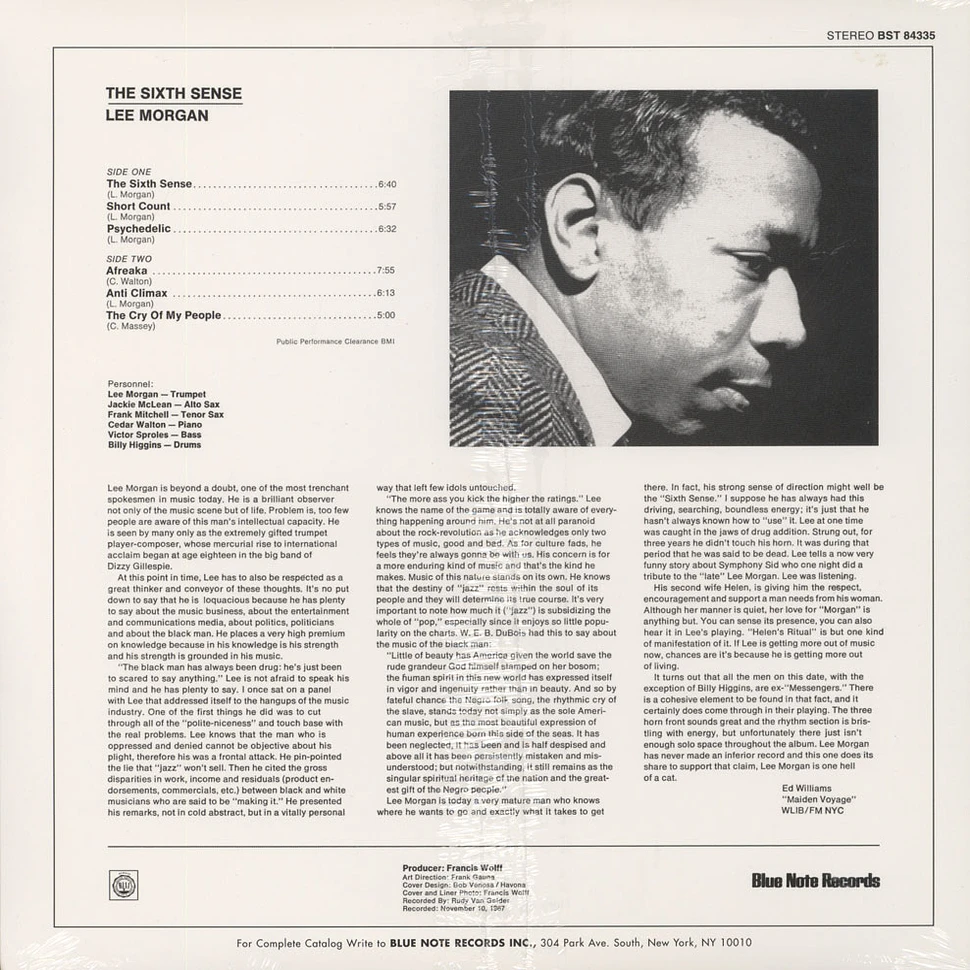 Lee Morgan - The sixth sense