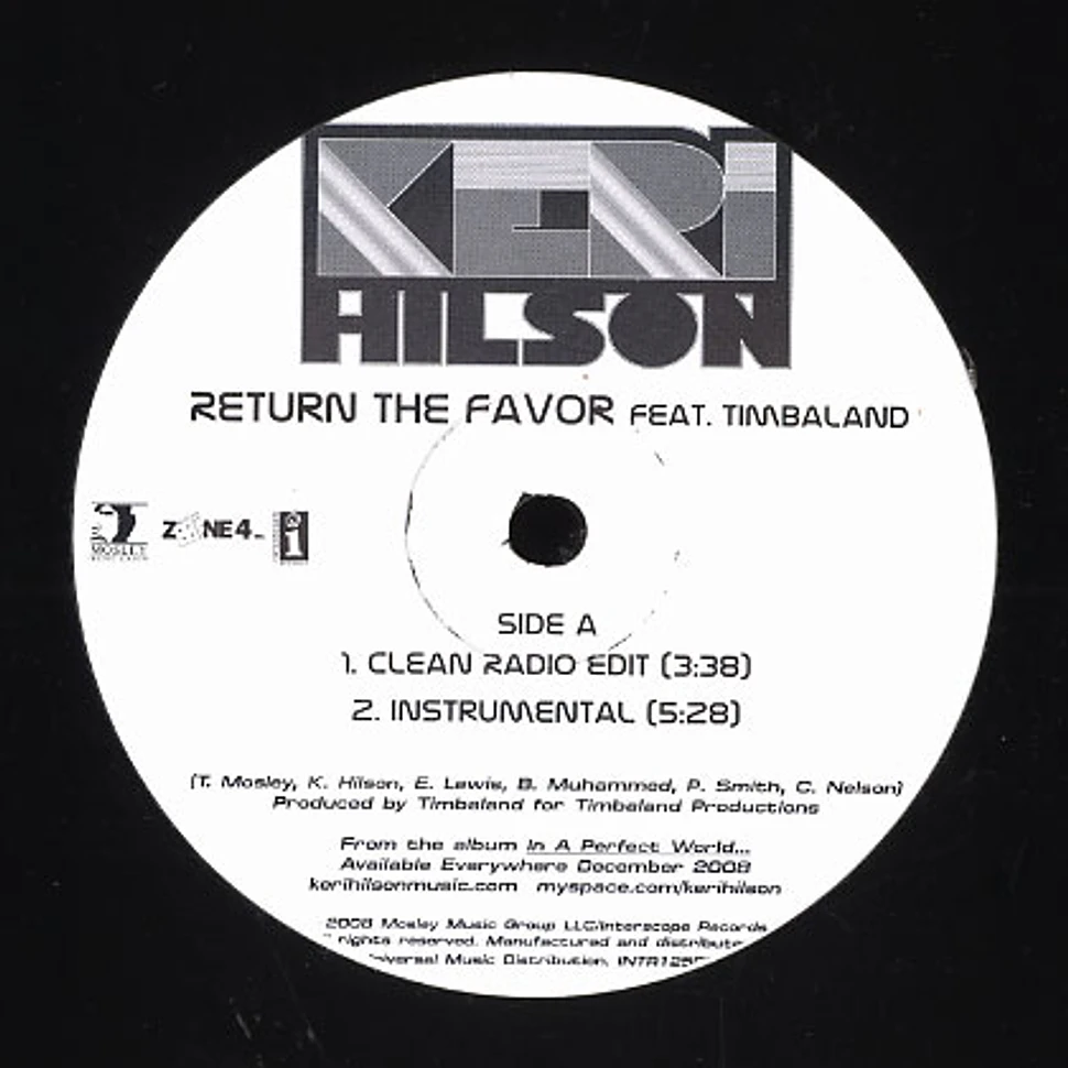 Keri Hilson - Return the favor feat. Timbaland