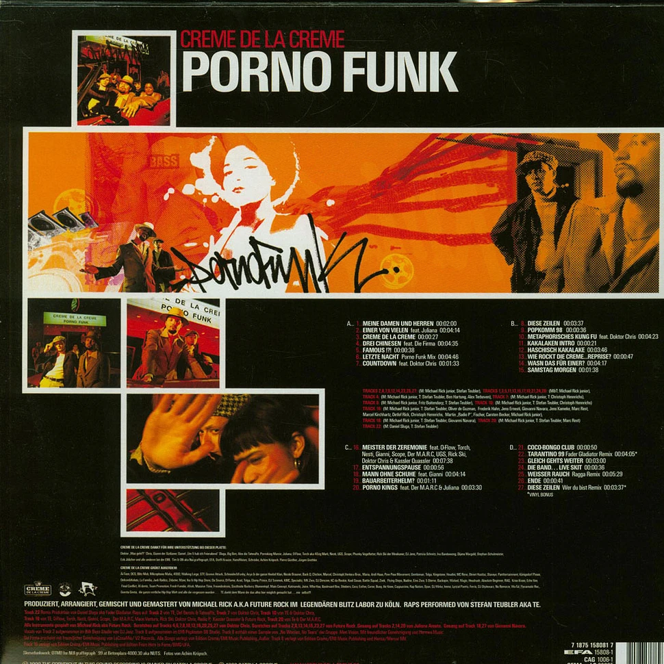 Creme De La Creme - Porno Funk
