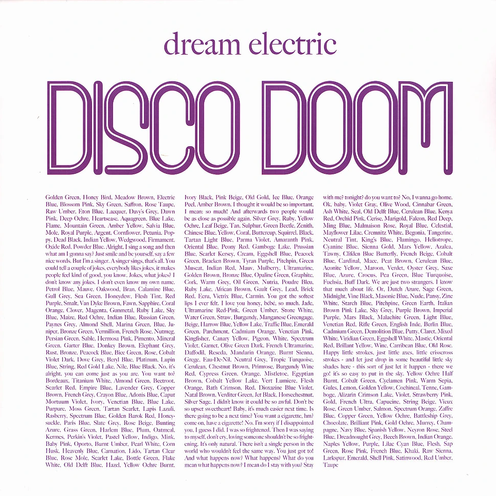 Disco Doom - Dream electric