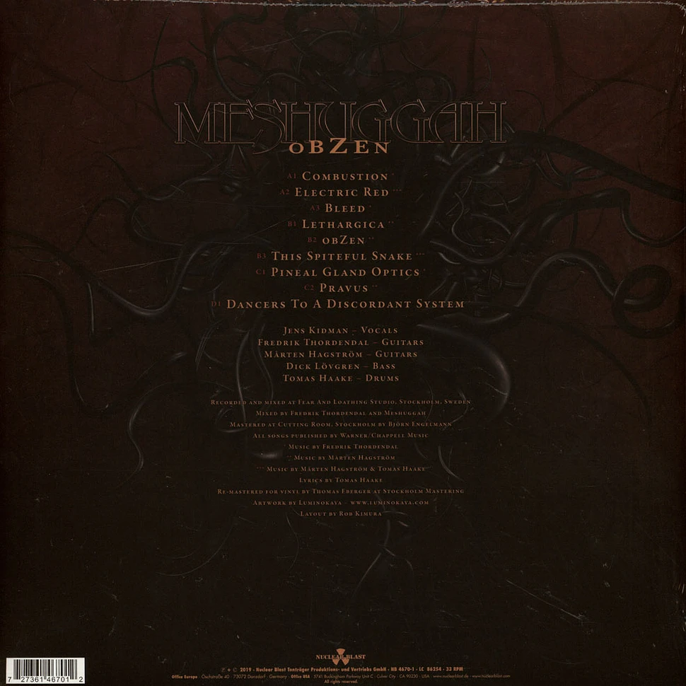 Meshuggah - Obzen