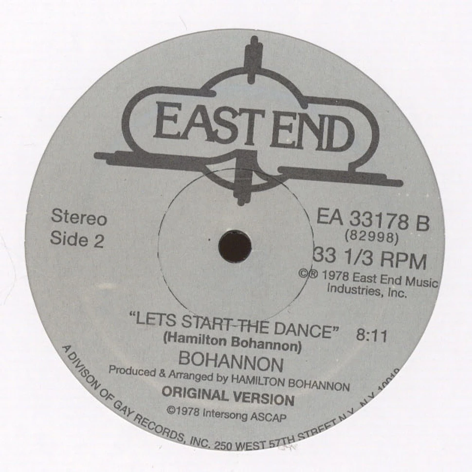 Bohannon - Let's start the dance