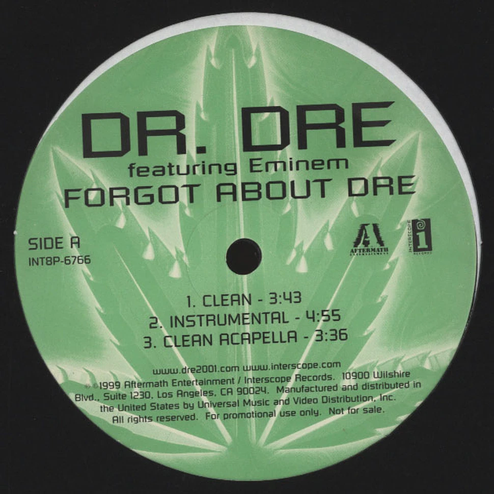 Dr.Dre - Forgot about me feat. Eminem