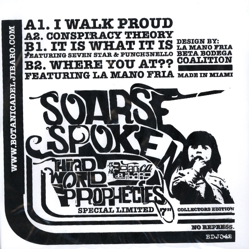 Soarse Spoken - I walk proud