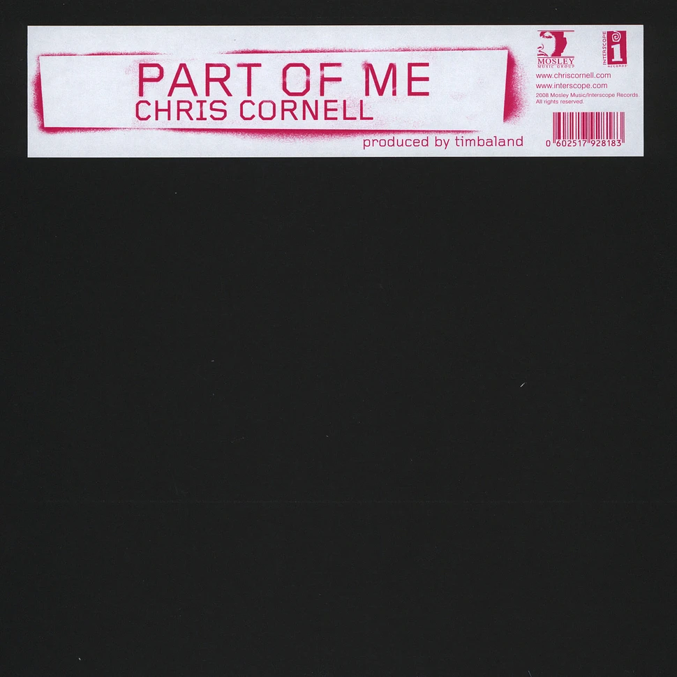 Chris Cornell - Part of me
