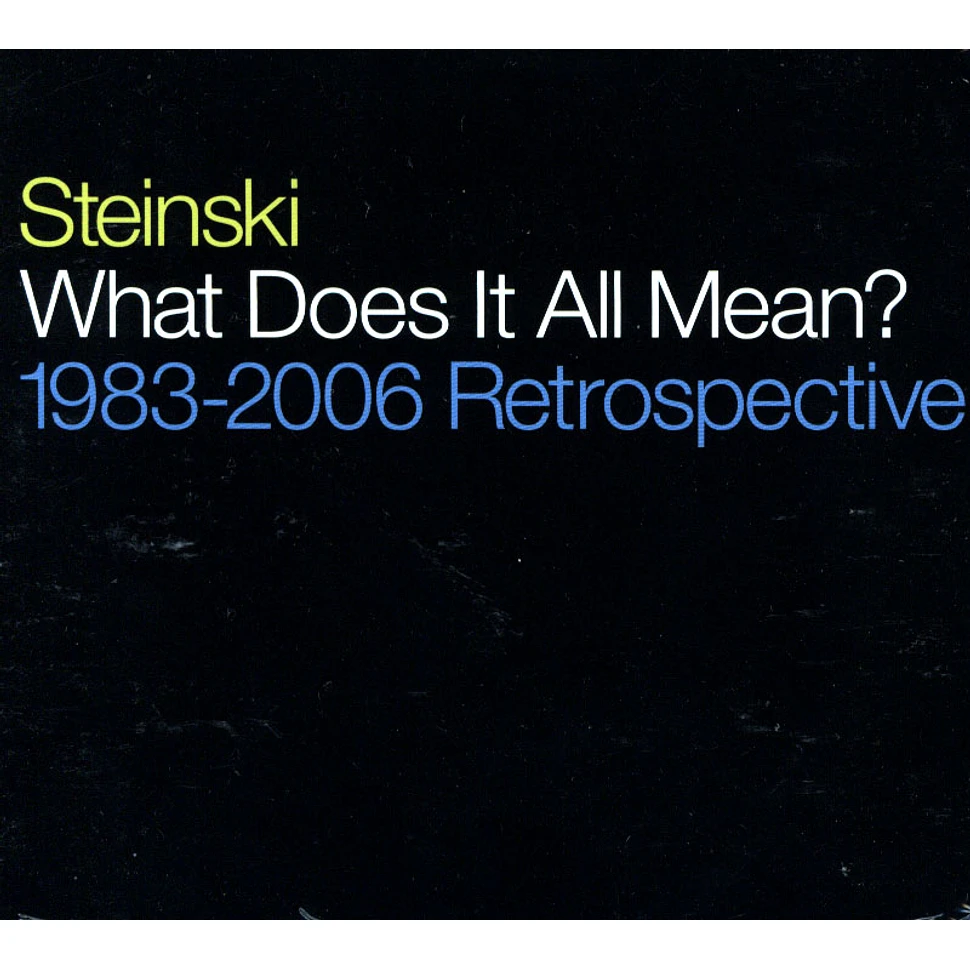 Steinski - What does it all mean? 1983-2006 retrospective