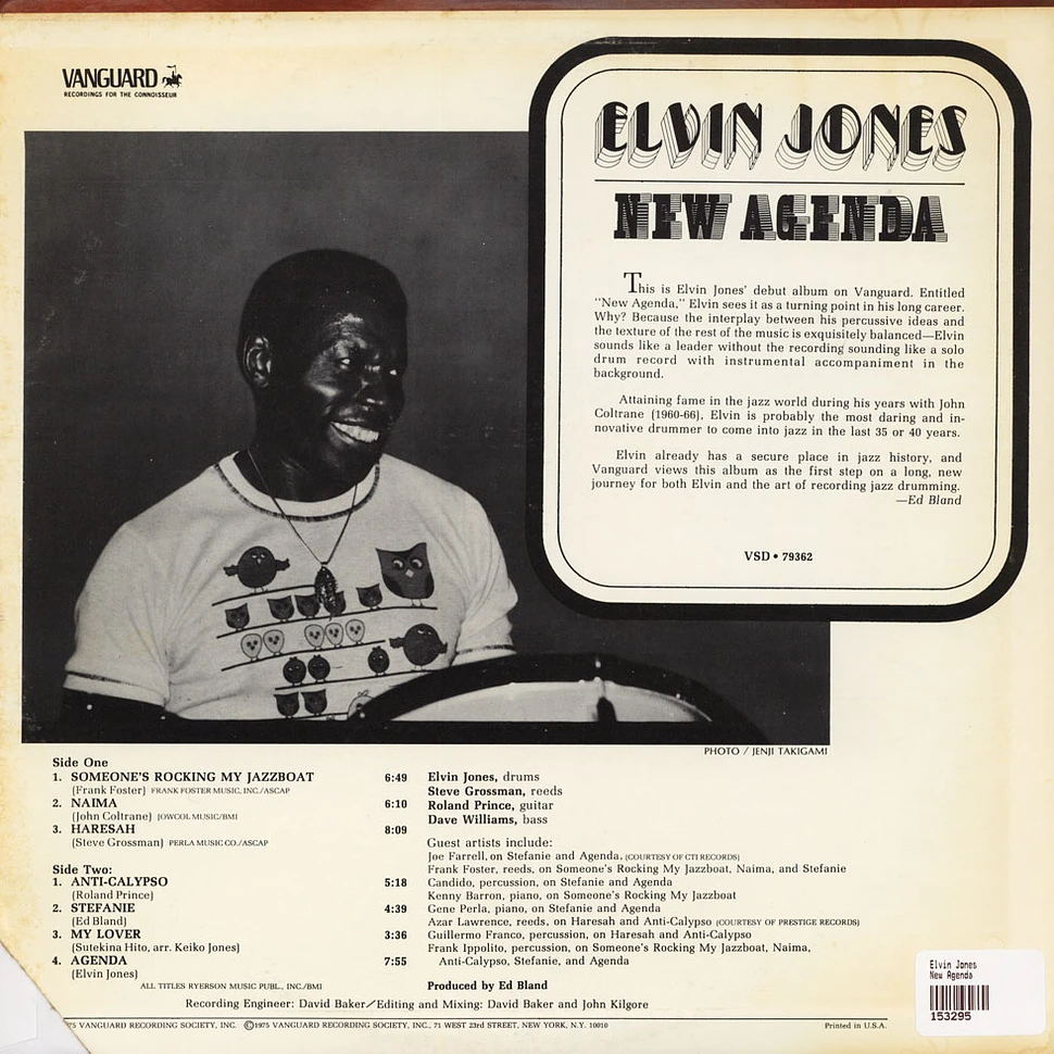 Elvin Jones - New Agenda