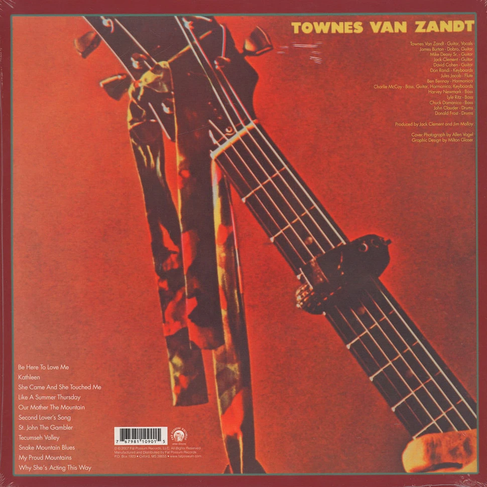 Townes Van Zandt - Our mother the mountain