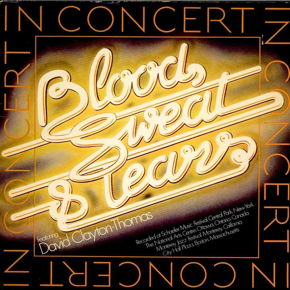 Blood, Sweat And Tears Featuring David Clayton-Thomas - In Concert