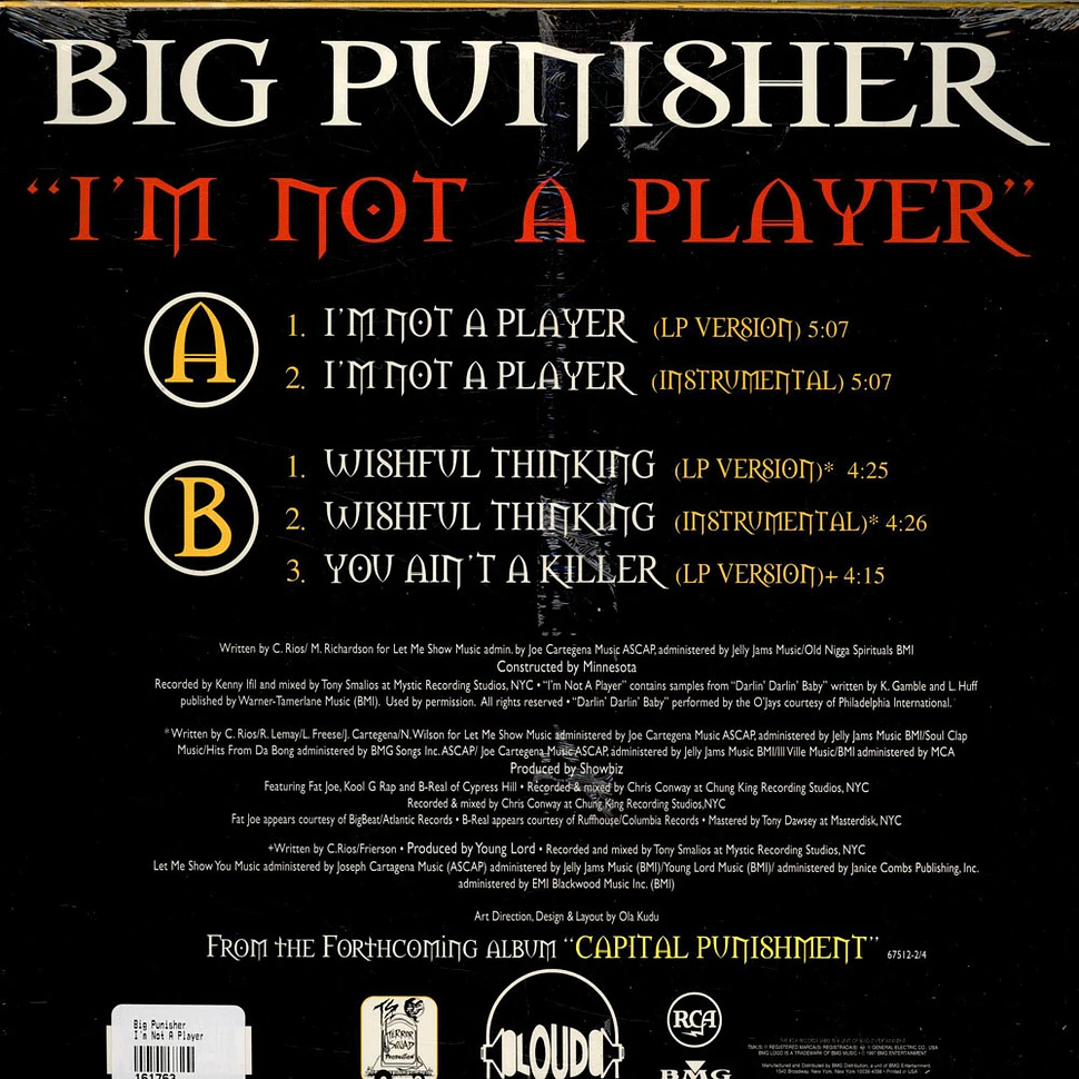 Big Punisher - I'm Not A Player