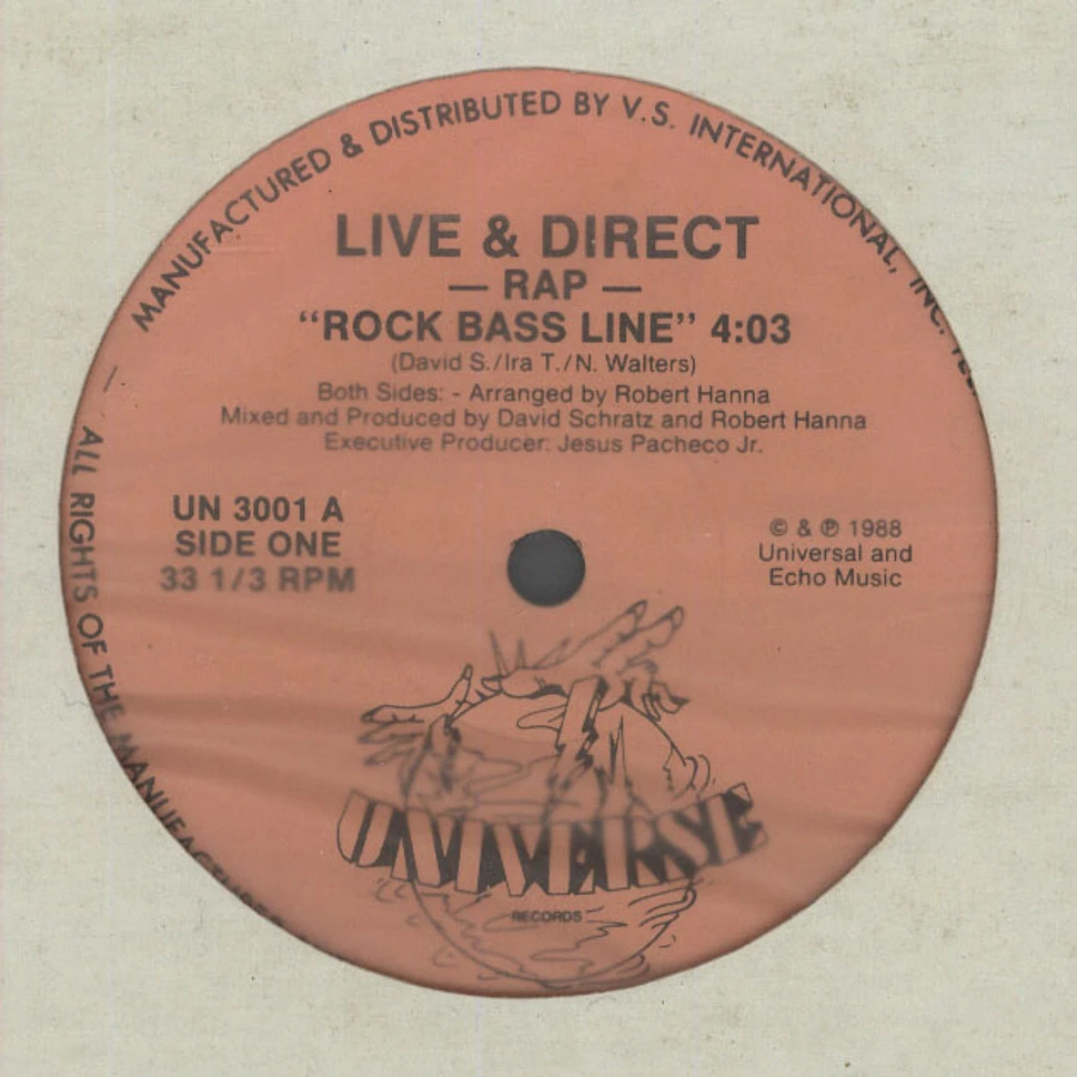 Live & Direct - Rock Bass Line