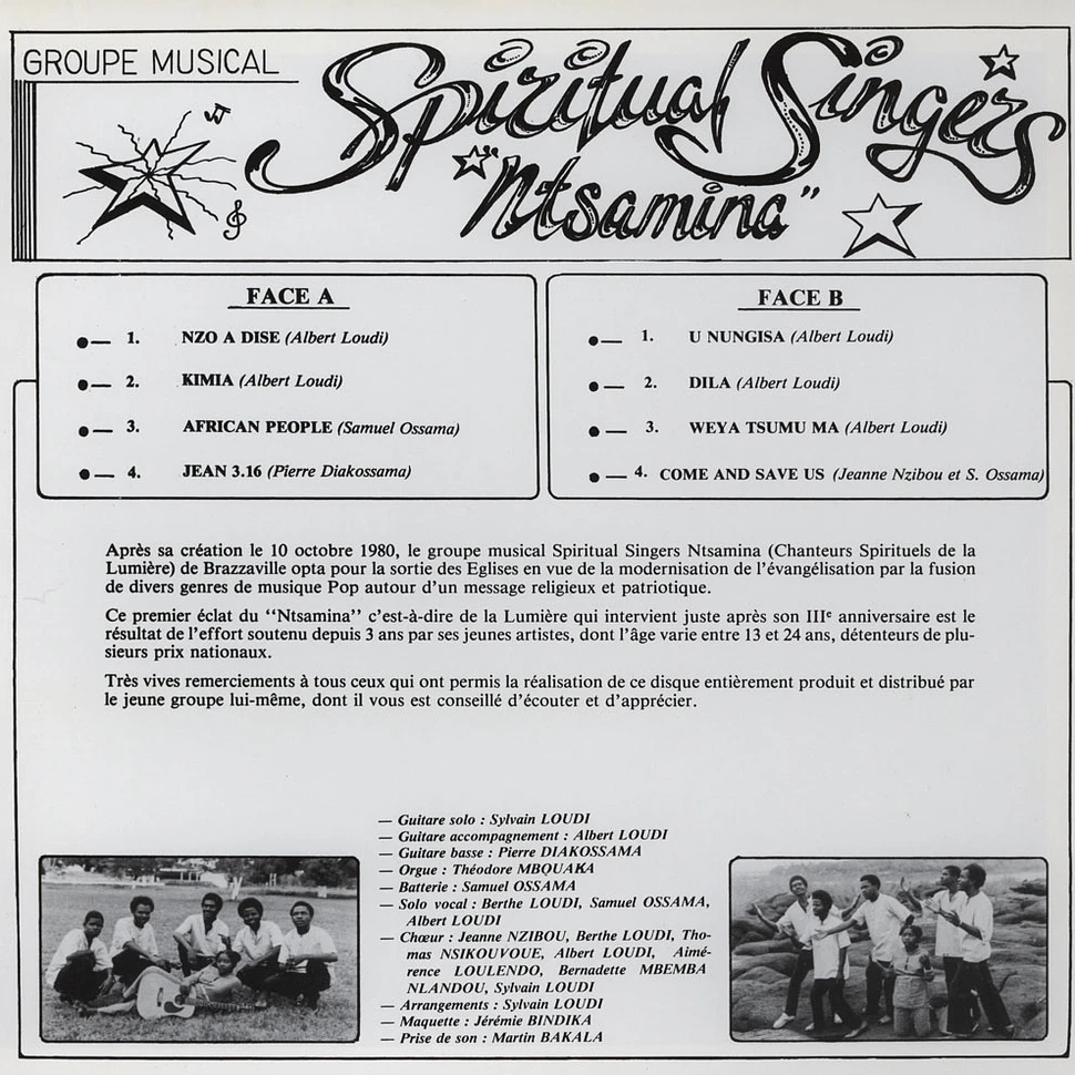Spiritual Singers - Ntsamina