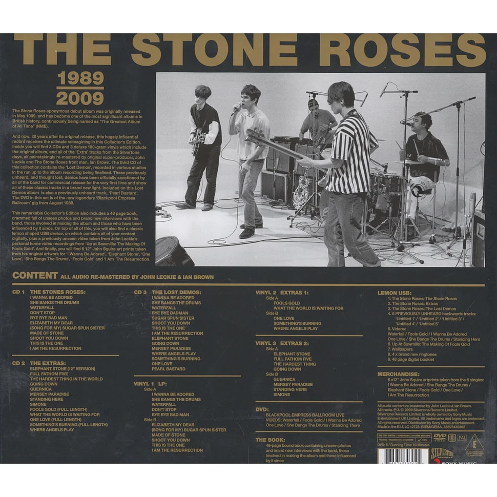 The Stone Roses - The Stone Roses 20th Anniversary Edition