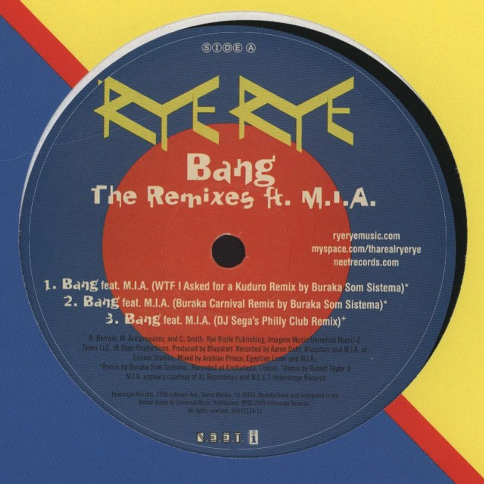 Rye Rye - Bang Bang Remixes feat. M.I.A.