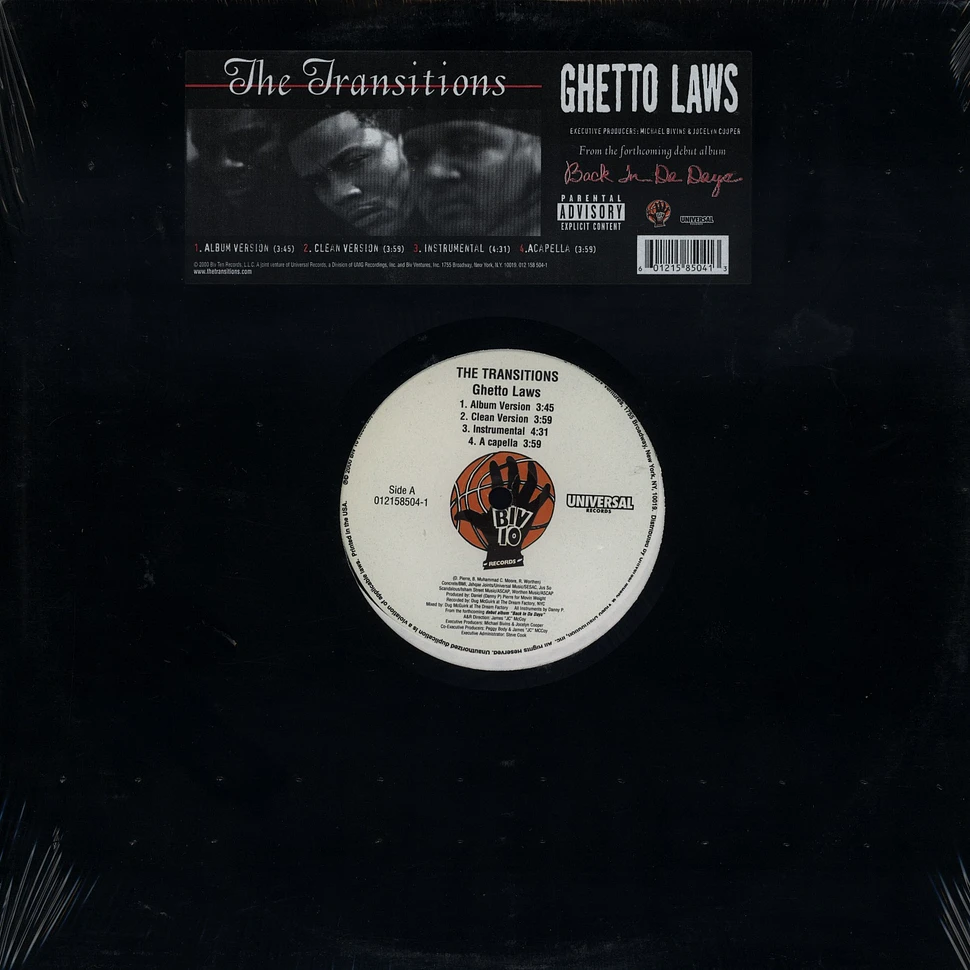 The Transitions - Ghetto laws
