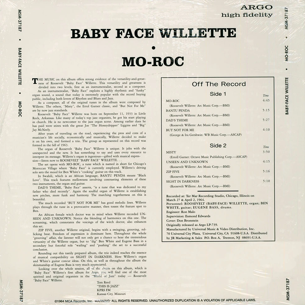 Babyface Willette - Mo' Rock