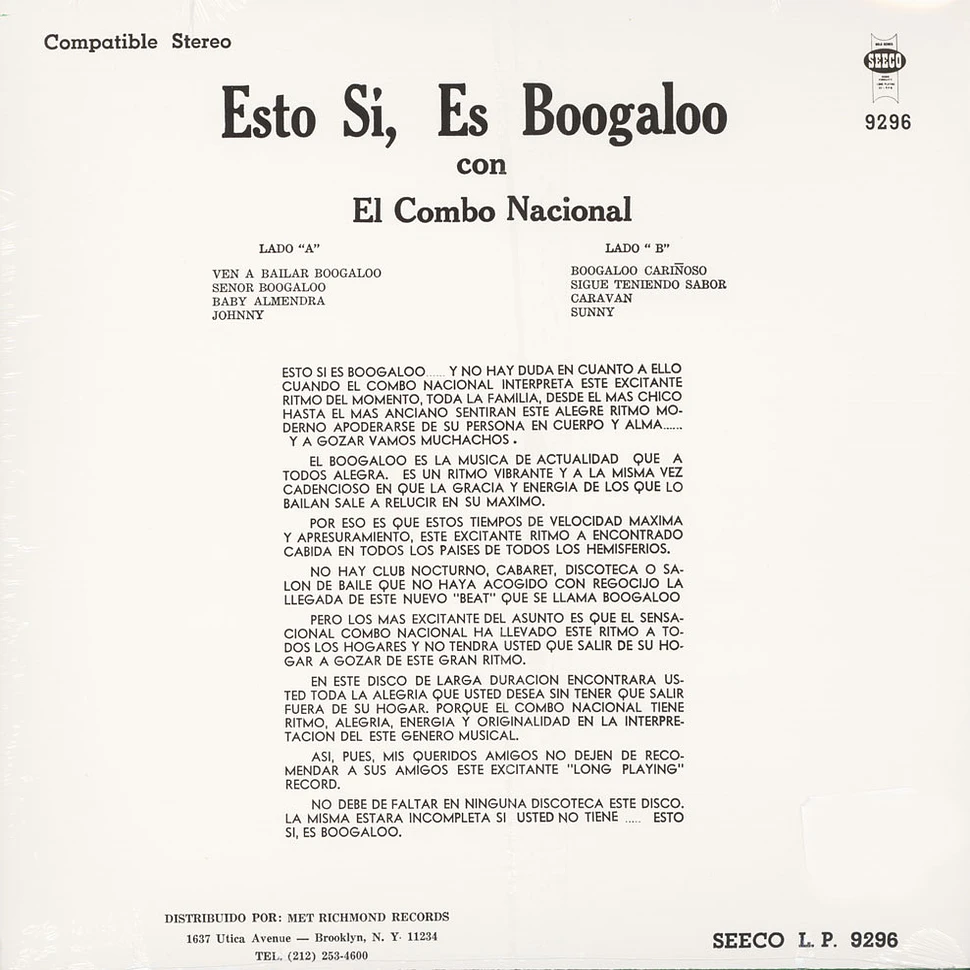 El Combo Nacional - Esto Sí Es ... Boogalooesto