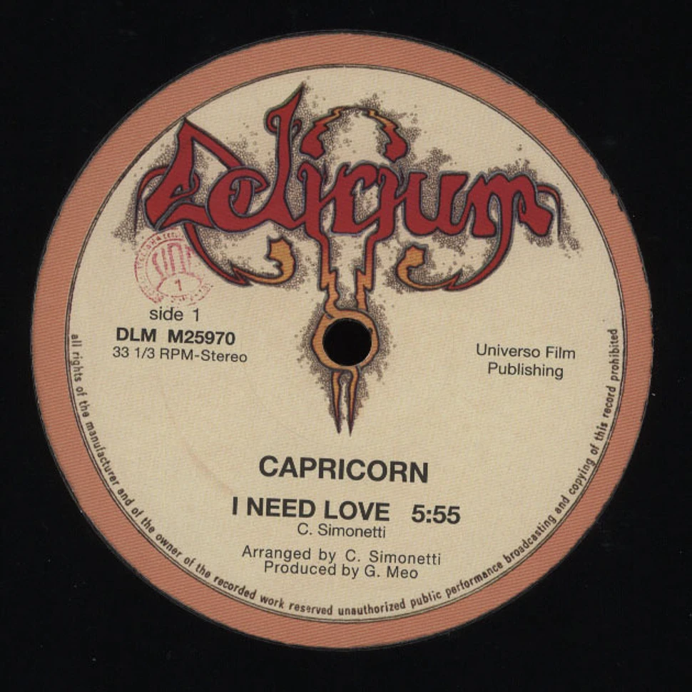 Capricorn - I Need Love