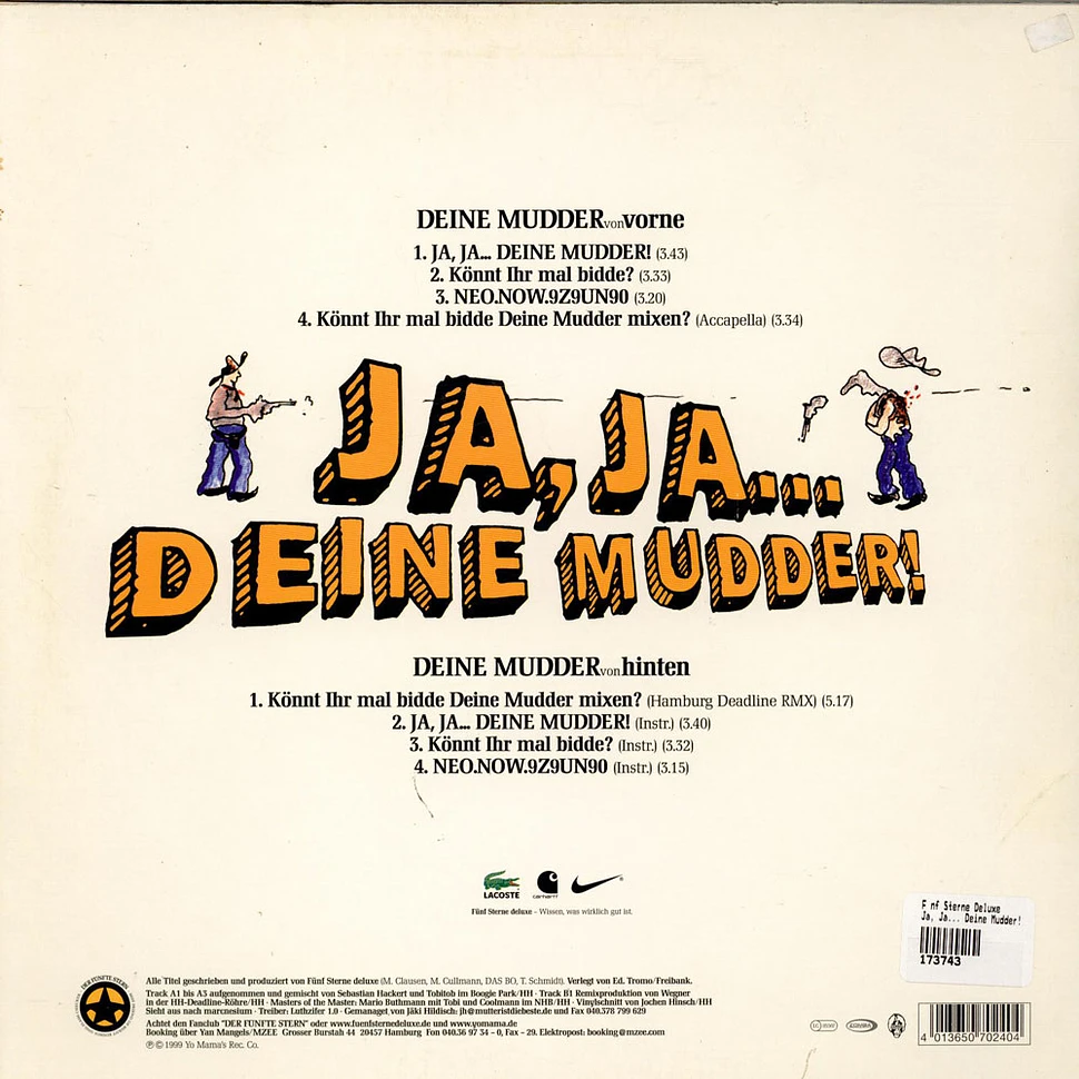 Fünf Sterne Deluxe - Ja, Ja... Deine Mudder!