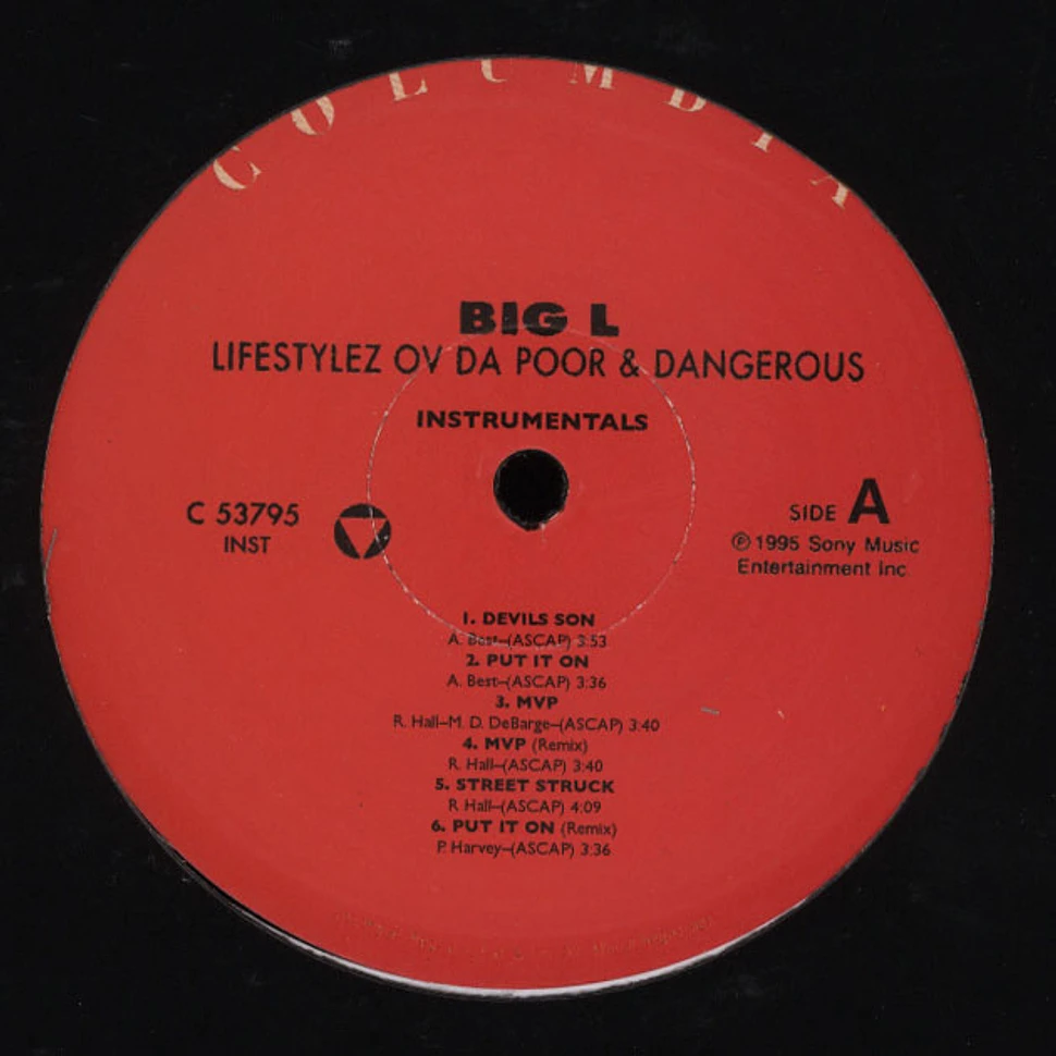 Big L - Lifestylez ov da poor & dangerous Instrumentals
