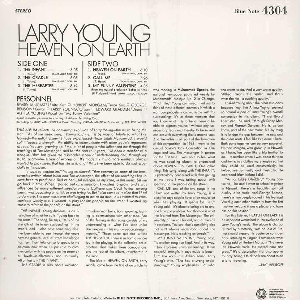 Larry Young - Heaven On Earth