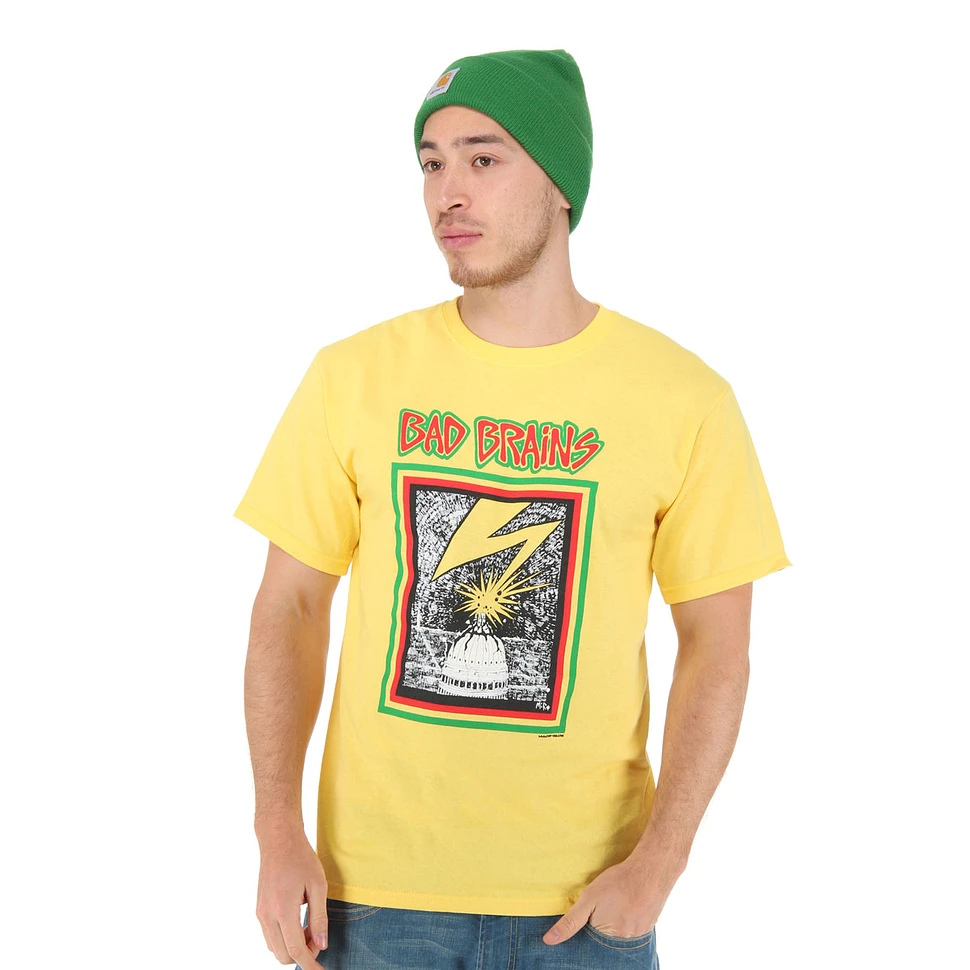 Bad Brains Capitol Hooded Sweatshirt Yellow