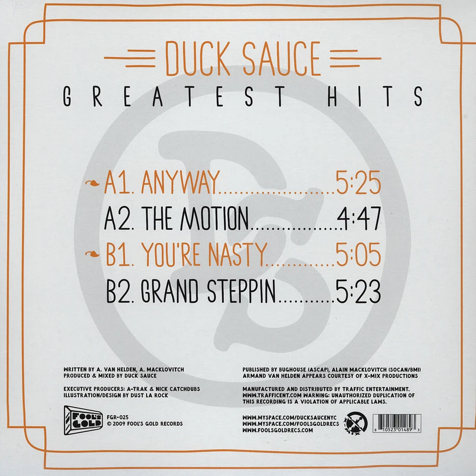 Duck Sauce (Armand Van Helden & A-Trak) - Greatest Hits