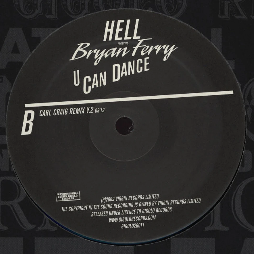 DJ Hell - U Can Dance feat. Bryan Ferry Part 1 Of 3 Carl Craig Remix