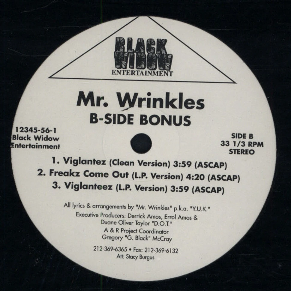 Mr.Wrinkles - X-Tasy EP