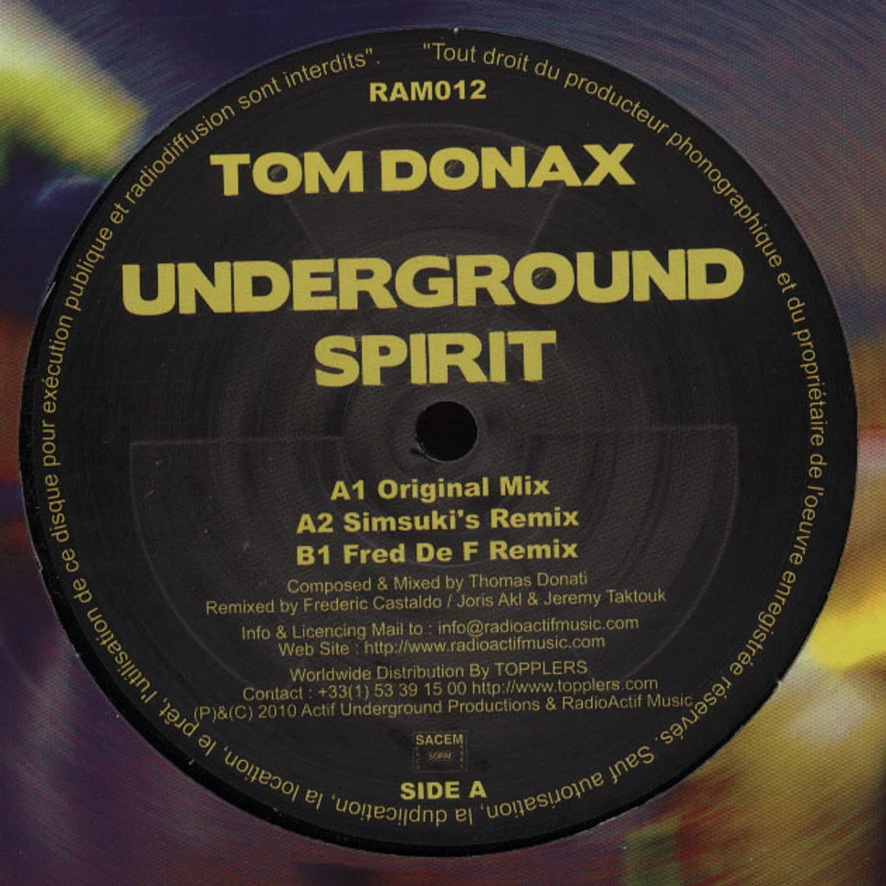 Tom Donax - Underground Spirit